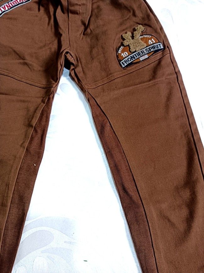 شلوار کتان کودک پسرانه 