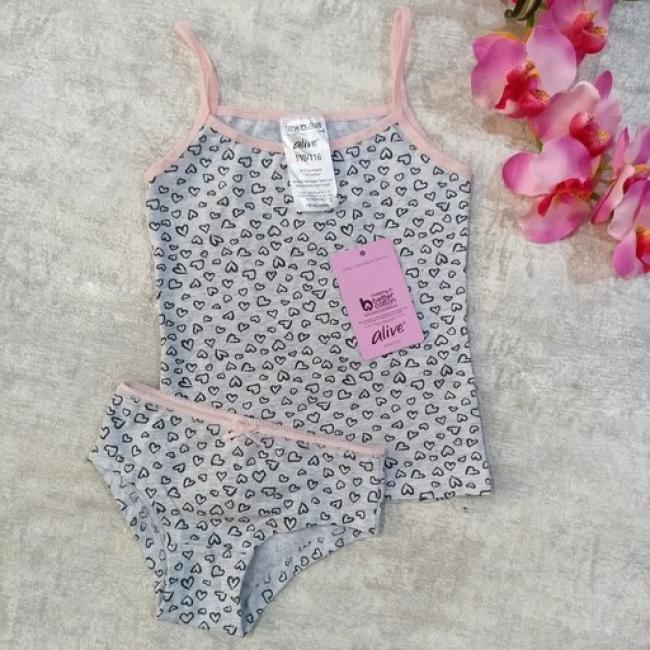 ست تاپ و شورت دخترانه برند اروپایی 