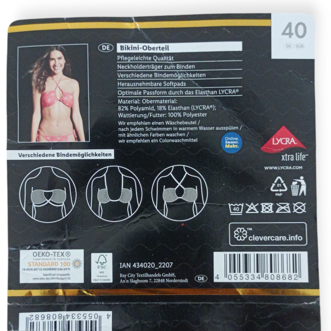 ست دو تکه مایو زنانه برند سانسیبار المان 