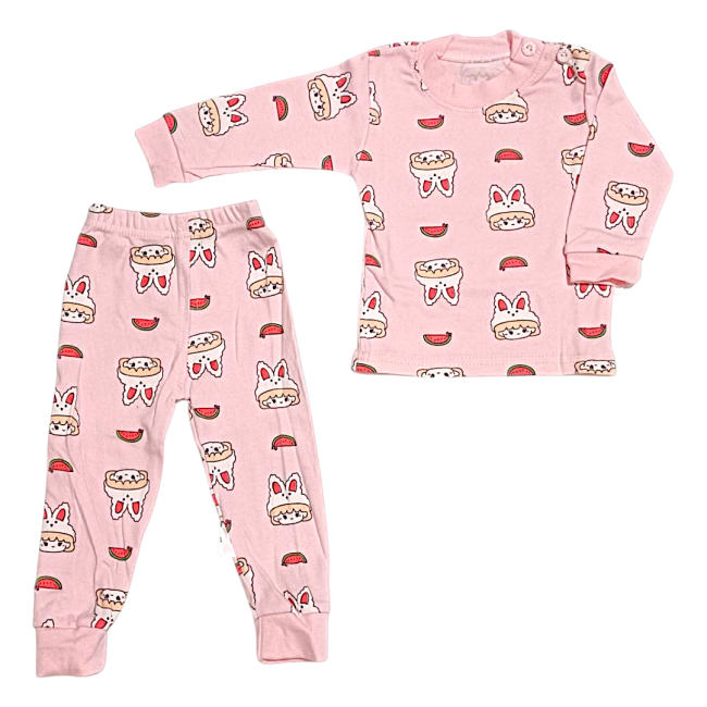 ست بلوز و شلوار کودک وارداتی طرح خرگوش 