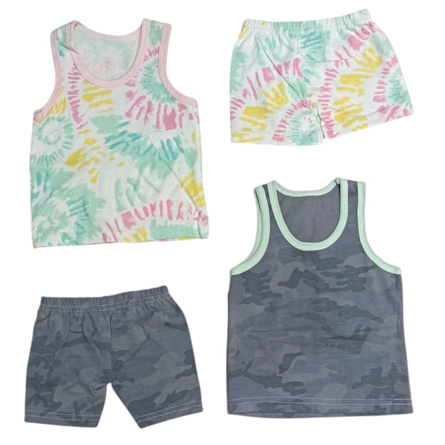 ست رکابی و شورت نوزادی وارداتی 