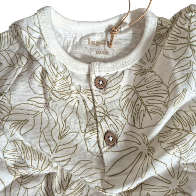 بادی نوزادی برند لوپیلو طرح برگ یشمی 